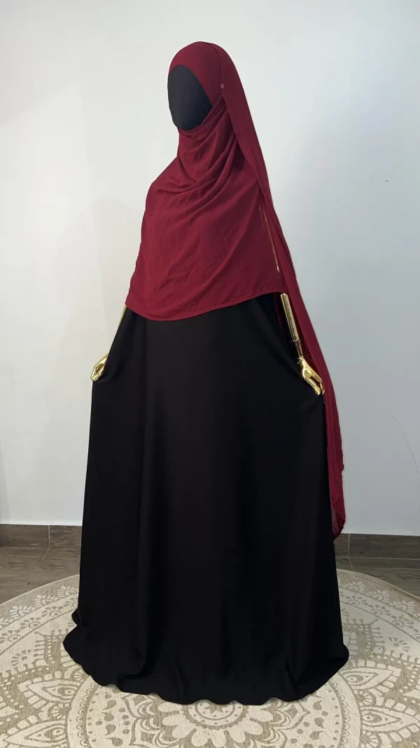 Hijab bordeaux lot hijab essentiel hijab hajar