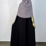 Hijab gris clair lot hijab essentiel hijab hajar