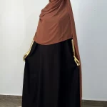 Hijab marron lot hijab essentiel hijab hajar