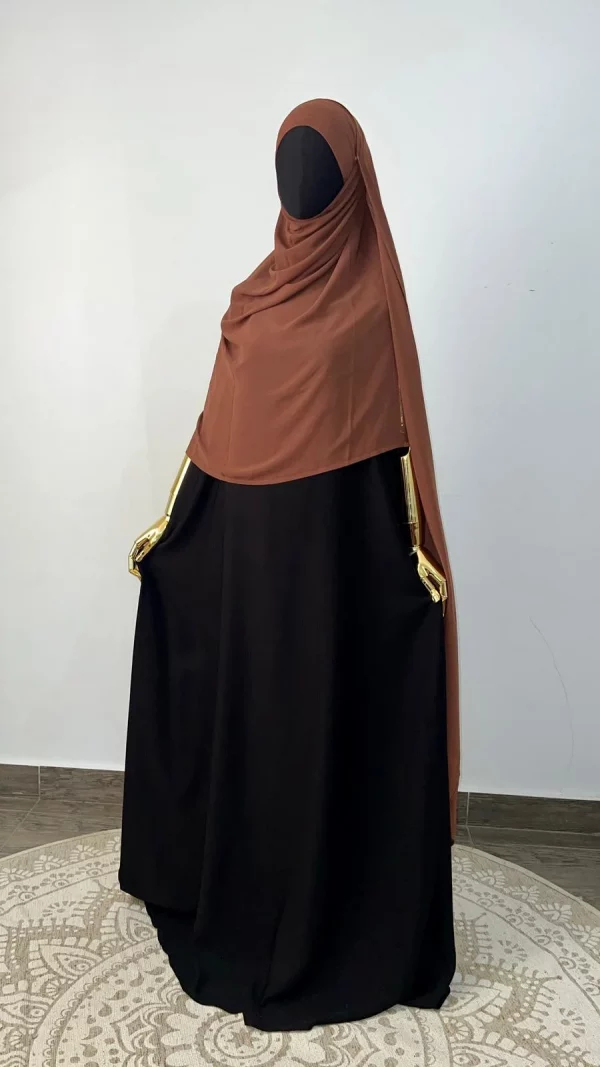 Hijab marron lot hijab essentiel hijab hajar