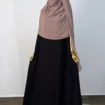 Hijab taupe clair lot hijab essentiel hijab hajar