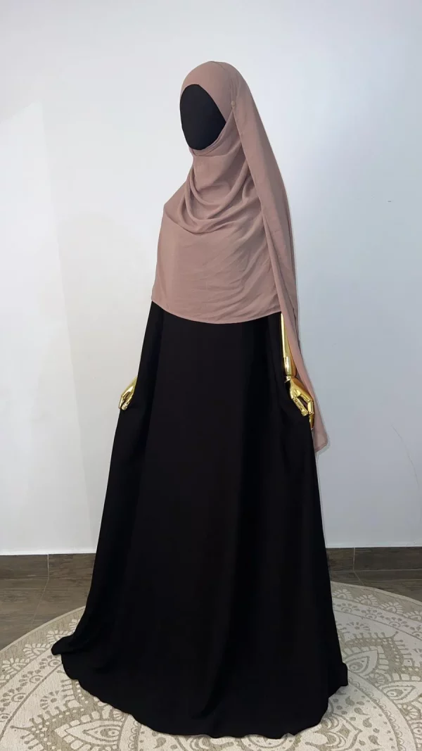 Hijab taupe clair lot hijab essentiel hijab hajar