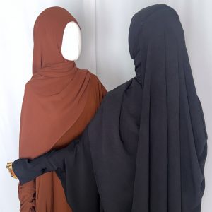 Hijab Kodoré en tissu jazz à clips