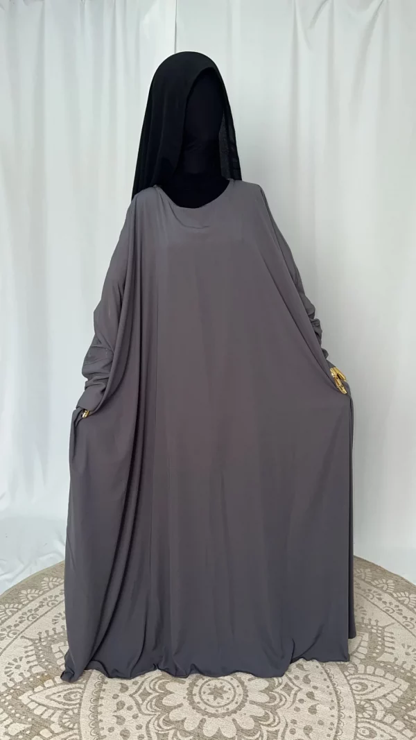 Abaya Madjigui gris fonce