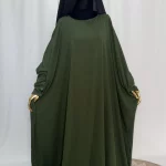 Abaya Madjigui kaki-2
