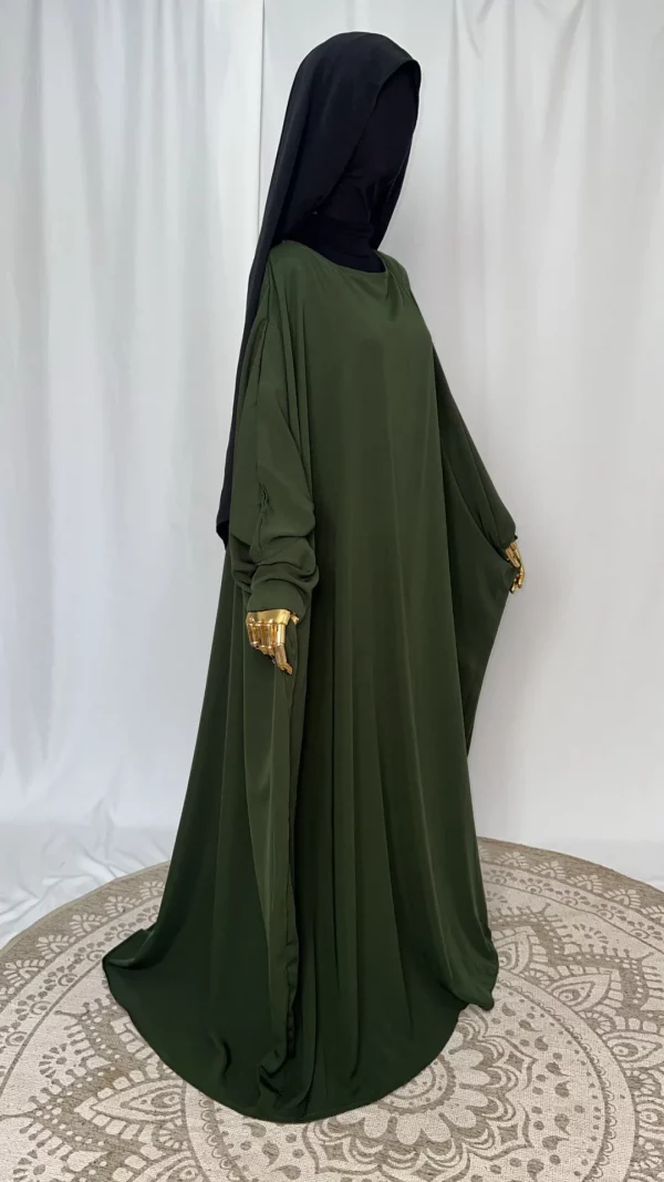 Abaya Madjigui kaki-3