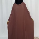 Abaya Madjigui taupe rose