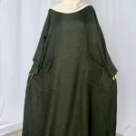 Abaya tacko kaki-3