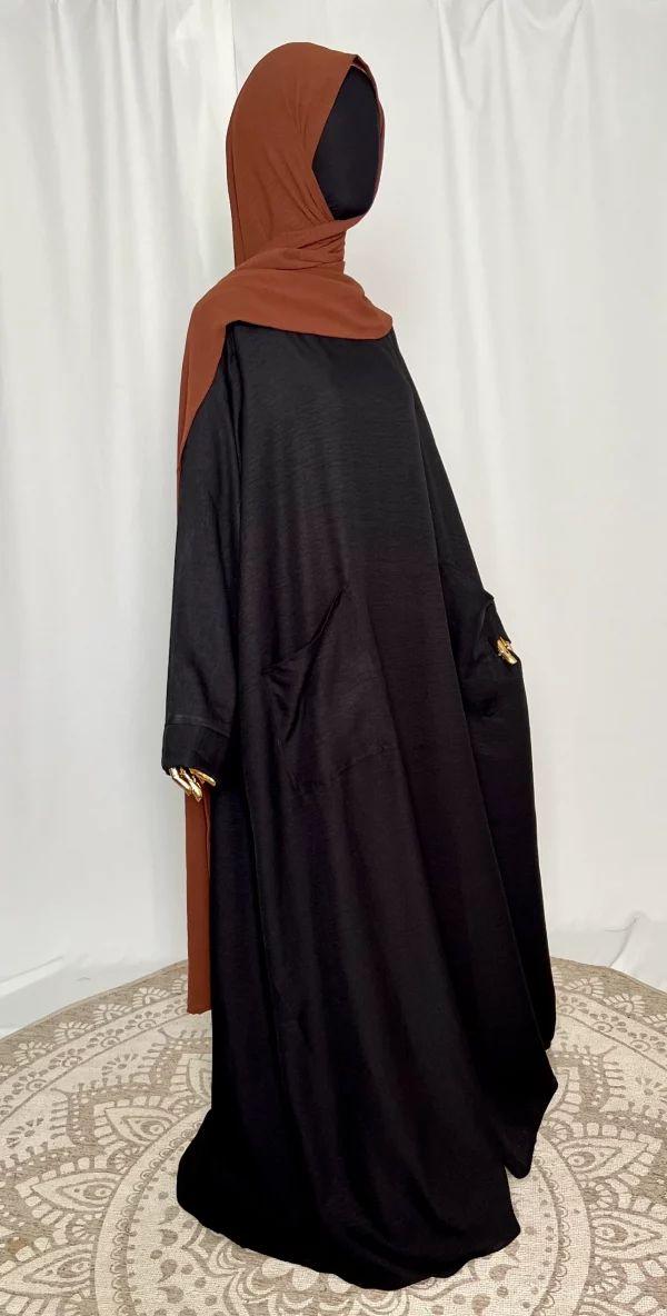Abaya tacko noir-3