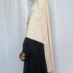 Hijab Kodoré à clips tissus jazz beige-2